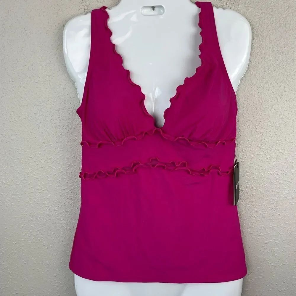 NWT DKNT Tankini Top Sizes XS, M, L or XL